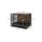 Show in main carousel: Cesicia Wooden Dog Kennel, Rustic Brown, 32.76 x 24.61 x 24.61-in slide 8 of 8