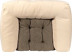 Carolina Pet Couch Dog Bed with Removable Cover, Bone, Small slide 2 of 9