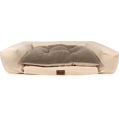 Carolina Pet Carolina Pet Couch Dog Bed with Removable Cover, Bone, Medium