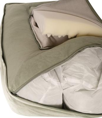 Show full view: Carolina Pet Couch Dog Bed with Removable Cover, Green, Medium slide 7 of 9