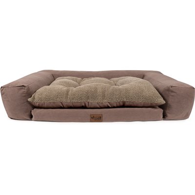 Carolina Pet Carolina Pet Couch Dog Bed with Removable Cover, Brown, Large