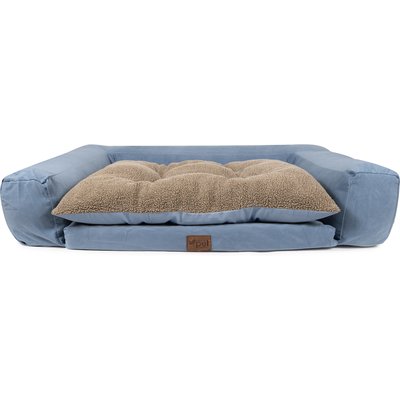Carolina Pet Carolina Pet Couch Dog Bed with Removable Cover, Blue, Large