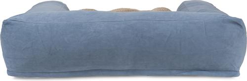 Show full view: Carolina Pet Couch Dog Bed with Removable Cover, Blue, Small slide 5 of 9