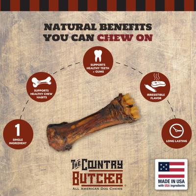 Show full view: The Country Butcher Beef Shank Bone Dog Treat, 3 count slide 4 of 9