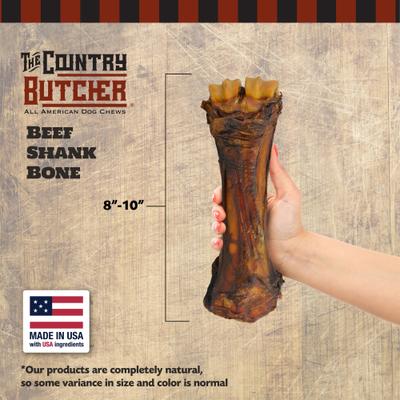 Show full view: The Country Butcher Beef Shank Bone Dog Treat, 3 count slide 3 of 9