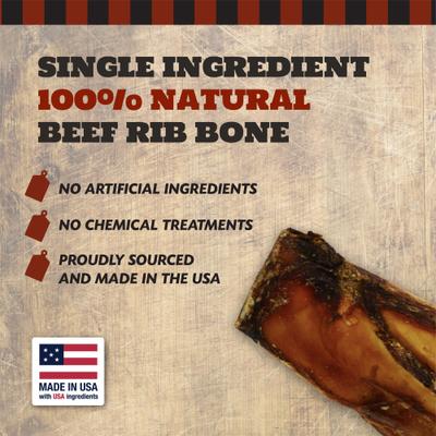 Show full view: The Country Butcher Rib Bone Dog Treat, 8 count slide 7 of 8