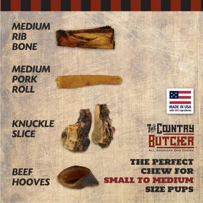 Show full view: The Country Butcher Rib Bone Dog Treat, 8 count slide 8 of 8