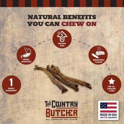 Show full view: The Country Butcher Turkey Tubes Natural Dog Chews, Large, 1.2-oz slide 4 of 8