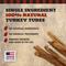 Show in main carousel: The Country Butcher Turkey Tubes Natural Dog Chews, Medium, 1.4-oz slide 7 of 8