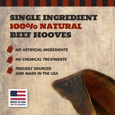 Show full view: The Country Butcher Beef Hooves Dog Treats, 15 count slide 7 of 10
