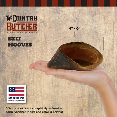Show full view: The Country Butcher Beef Hooves Dog Treats, 15 count slide 3 of 10
