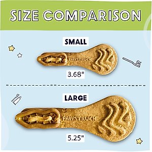 Pawstruck Dental Chew Brush Small Dogs Treats, 15 count