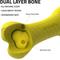 Show in main carousel: Playology Chicken Scented Dual Layer Bone Dog Toy, Medium slide 2 of 9