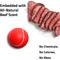 Show in main carousel: Playology Beef Scented Squeaky Chew Ball Dog Toy, Medium slide 4 of 9