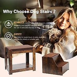 Yafylly Bunk Bed Dog & Cat Bed, Brown slide 2 of 9