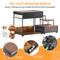 Show in main carousel: Yafylly Multi-Level Elevated Dog & Cat Bed with Storage, Brown slide 8 of 9