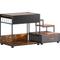 Show in main carousel: Yafylly Multi-Level Elevated Dog & Cat Bed with Storage, Brown slide 3 of 9