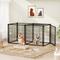 Show in main carousel: Yafylly Metal Dog Crate, Black, 63 Inch slide 7 of 9