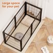 Show in main carousel: Zeus & Ruta Dog Crate, Black, 47.2 inch slide 4 of 7