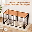 Show in main carousel: Zeus & Ruta Dog Crate, Black, 47.2 inch slide 5 of 7