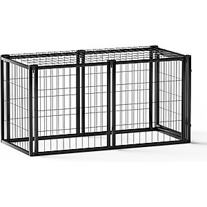 Zeus & Ruta Dog Crate, Black, 47.2 inch