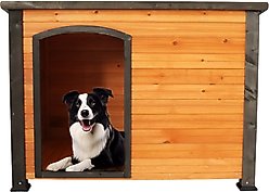 Yafylly Wooden Dog House, Black