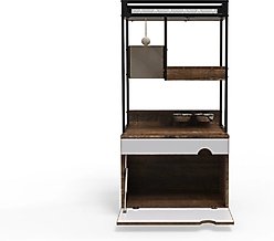 Yafylly Cat Tree & Litter Box Enclosure slide 2 of 9