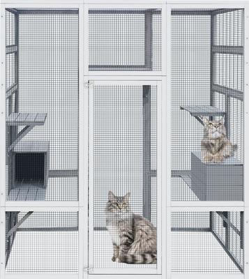 Show full view: Yafylly Outdoor Wooden Cat House slide 8 of 9