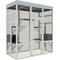 Show in main carousel: Yafylly 62.6-in Wooden Catio Outdoor Cat Pen, Grey slide 3 of 7
