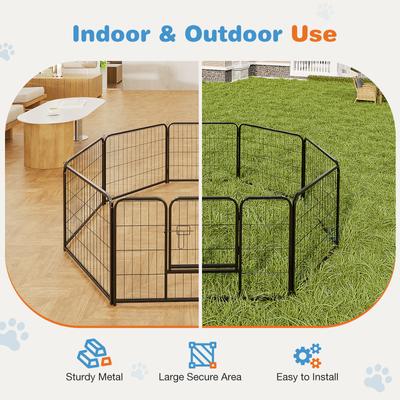 Show full view: Yafylly 8 Panel Indoor Dog Playpen slide 6 of 8