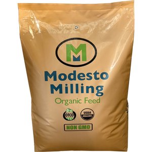Modesto Milling Organic 17% Protein Whole Grain Layer Chicken Feed, 25-lb bag