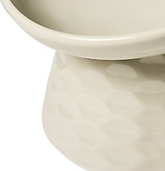 Frisco Elevated Tilted Cat Bowl, Cream, Small: 2 cup slide 2 of 7
