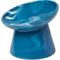 Show in main carousel: Frisco Elevated Tilted Cat Bowl, Blue Marble, Small: 2 cup slide 1 of 8