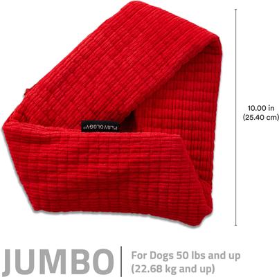 Show full view: Playology Beef Scented Crinkle Ring Plush Dog Toy, Jumbo slide 5 of 7