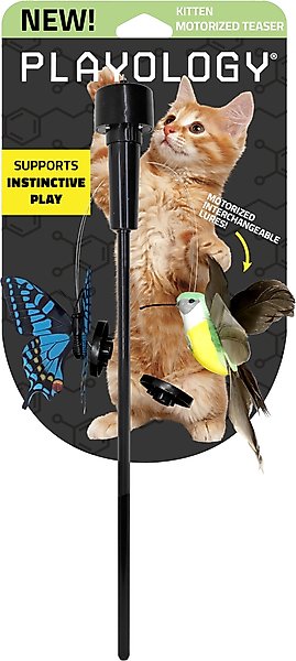 Show full view: Playology Motorized Hummingbird/Butterfly Teaser Cat Toy slide 1 of 8