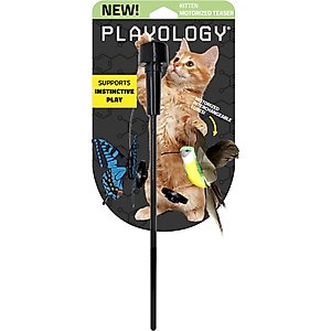 Playology Motorized Hummingbird/Butterfly Teaser Cat Toy