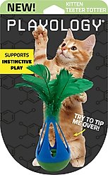 Playology Wobbler Feather & Bell Cat Toy