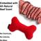 Show in main carousel: Playology Beef Scented Squeaky Bone Plush Dog Toy, Medium slide 4 of 7