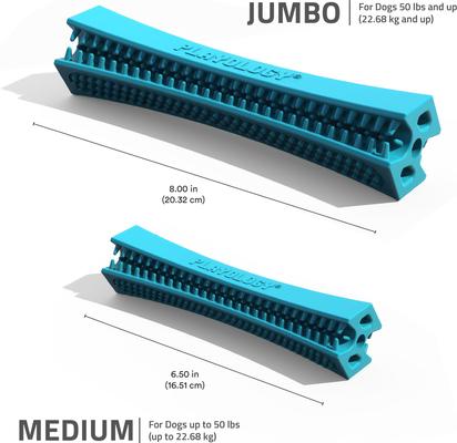 Show full view: Playology Peanut Butter Scented Dental Chew Stick Dog Toy, Jumbo slide 5 of 7