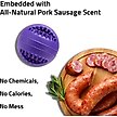 Show in main carousel: Playology Pork Sausage Scented Dental Chew Ball Dog Toy, Medium slide 5 of 7