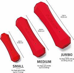 Playology Beef Scented Squeaky Chew Stick Dog Toy, Jumbo slide 2 of 6