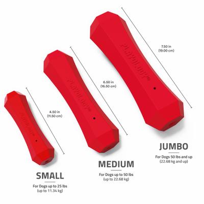 Show full view: Playology Beef Scented Squeaky Chew Stick Dog Toy, Jumbo slide 5 of 9