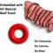 Show in main carousel: Playology Beef Scented Dual Layer Ring Dog Toy, Medium slide 4 of 8