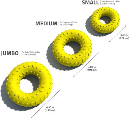 Show full view: Playology Chicken Scented Dual Layer Ring Dog Toy, Small slide 6 of 9