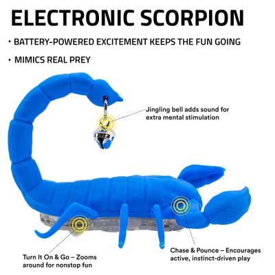 Show full view: Playology Motorized Scorpion Cat Motion Toy slide 3 of 9