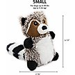 Show in main carousel: Playology Sweet Potato Scented Racoon Plush Squeaky Dog Toy slide 5 of 8