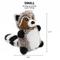 Show in main carousel: Playology Sweet Potato Scented Racoon Plush Squeaky Dog Toy slide 5 of 8