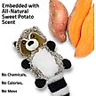 Show in main carousel: Playology Sweet Potato Scented Racoon Plush Squeaky Dog Toy slide 4 of 8