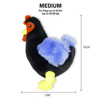 Show full view: Playology Chicken Scented Hen Plush Clucking Dog Toy slide 5 of 7