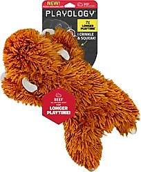 Playology Beef Scented Highland Cow Plush Squeaky Dog Toy